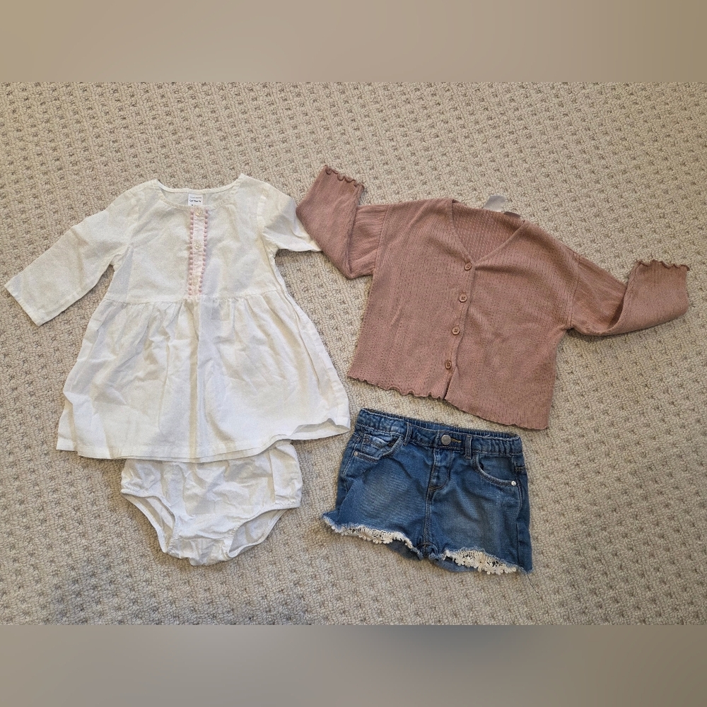 Bundle - Baby Girl Clothing - 4 Pieces- 18-24 Months